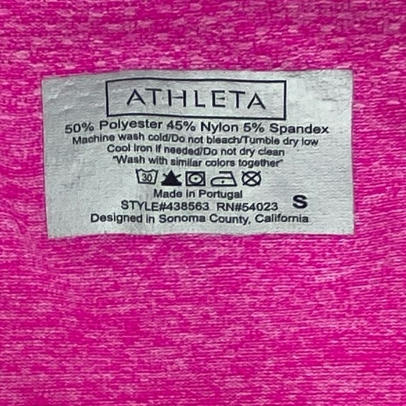 Athleta Fastest Track T-Shirt in Pink Size Small - Picture 3 of 7
